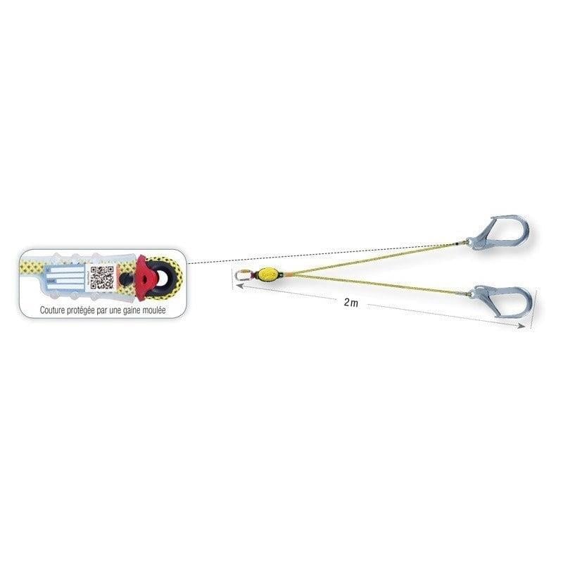 BEAL LONGE DYNAPRO AIR V HOOK XL 200