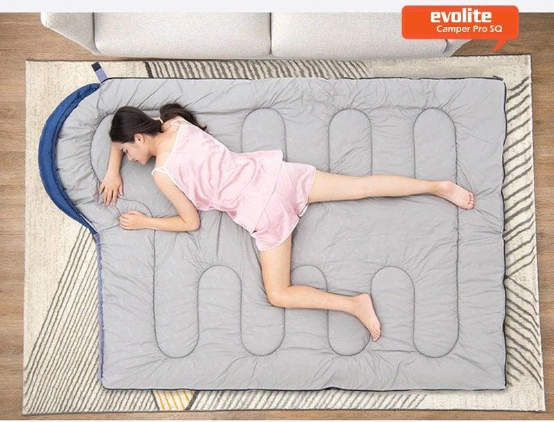 Evolite Camper Pro SQ Birleştirilebilir 2 Kişilik Uyku Tulumu