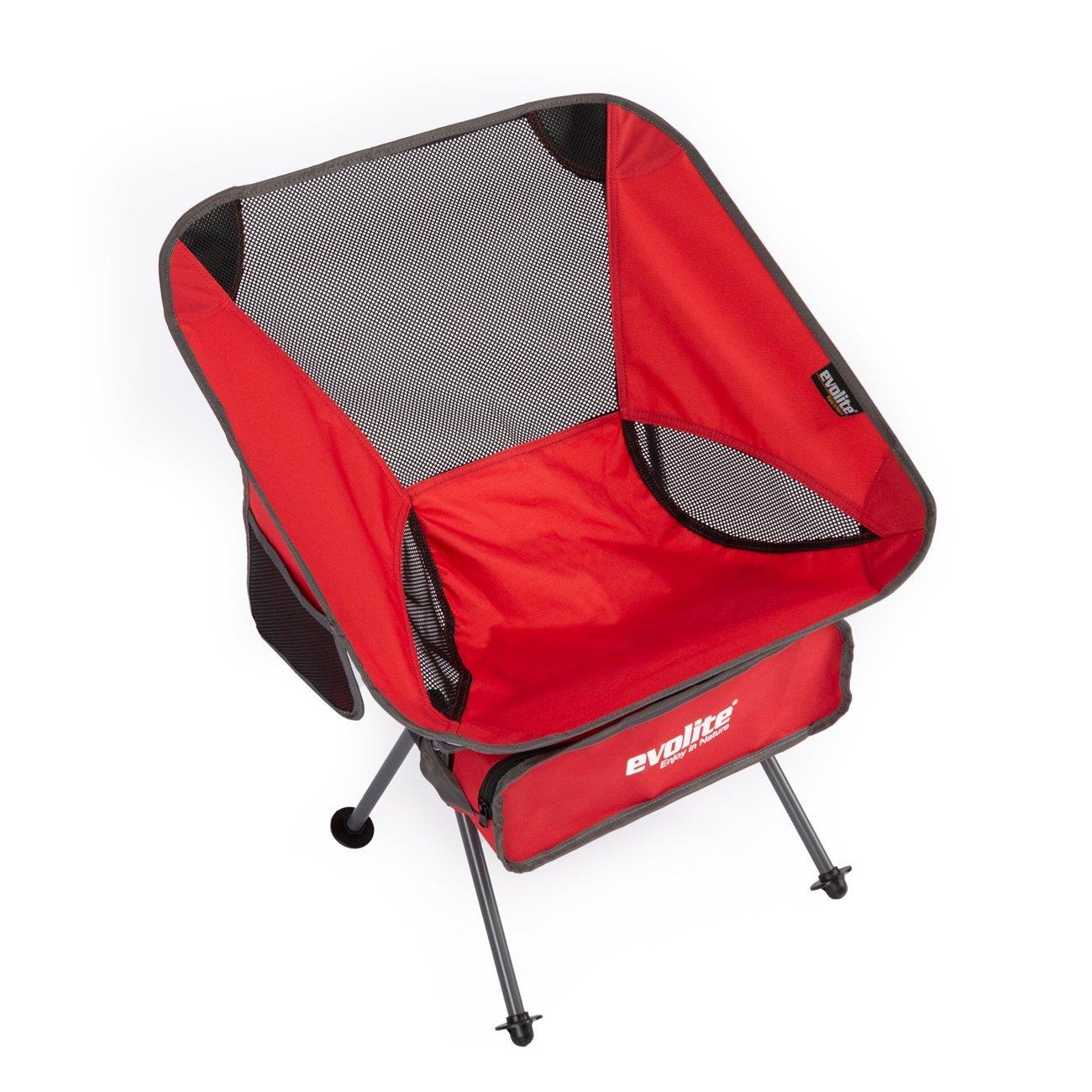Evolite Mini Kamp Sandalyesi - Kırmızı