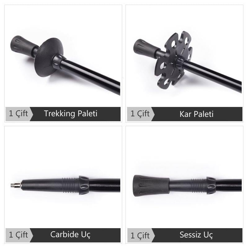 Evolite Walking Quick-Lock Dıştan Kilitli Trekking Batonu