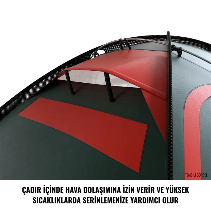 HUSKY Falcon 2 Kişilik Çadır (Yeşil)