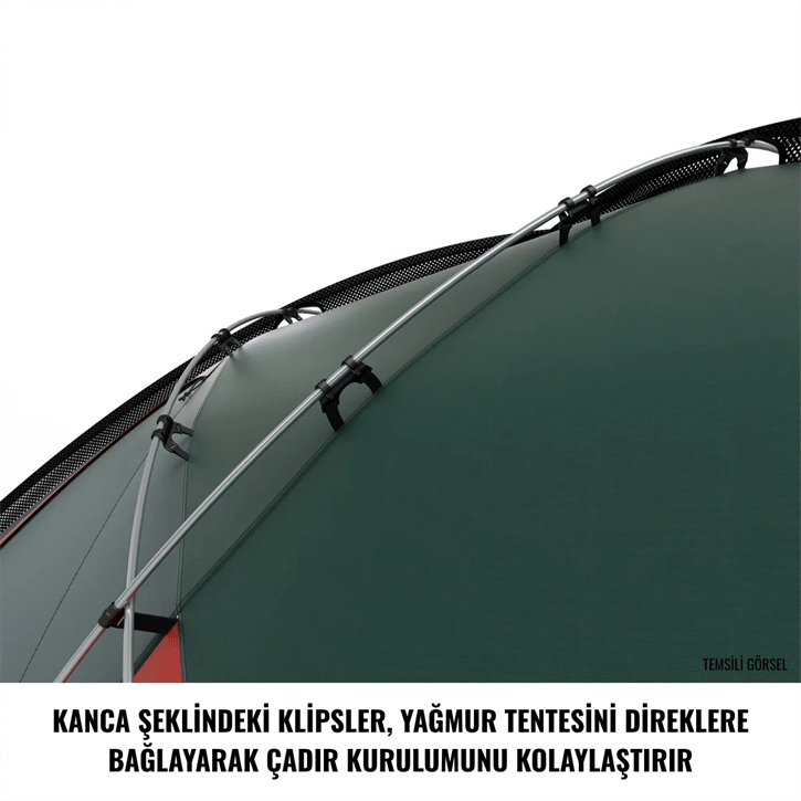 HUSKY Falcon 2 Kişilik Çadır (Yeşil)