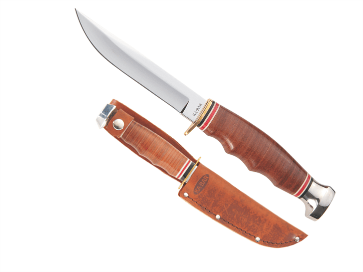 KA-BAR Hunter Deri Kabza Av Bıçağı