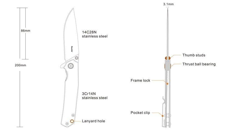 RUIKE P801-SF ÇAKI