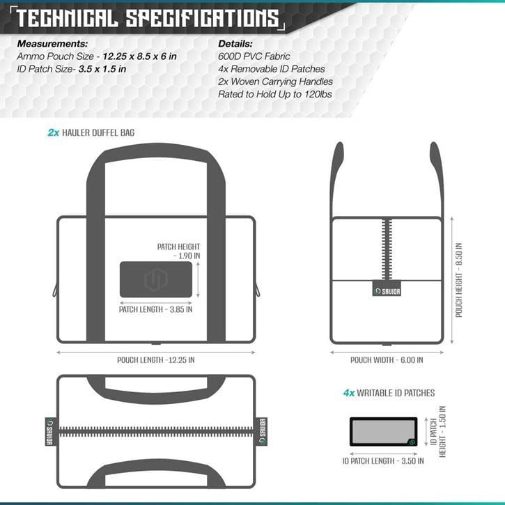 SAVIOR MINI HAULER Duffle Çanta (2'li) (Kamuflaj)