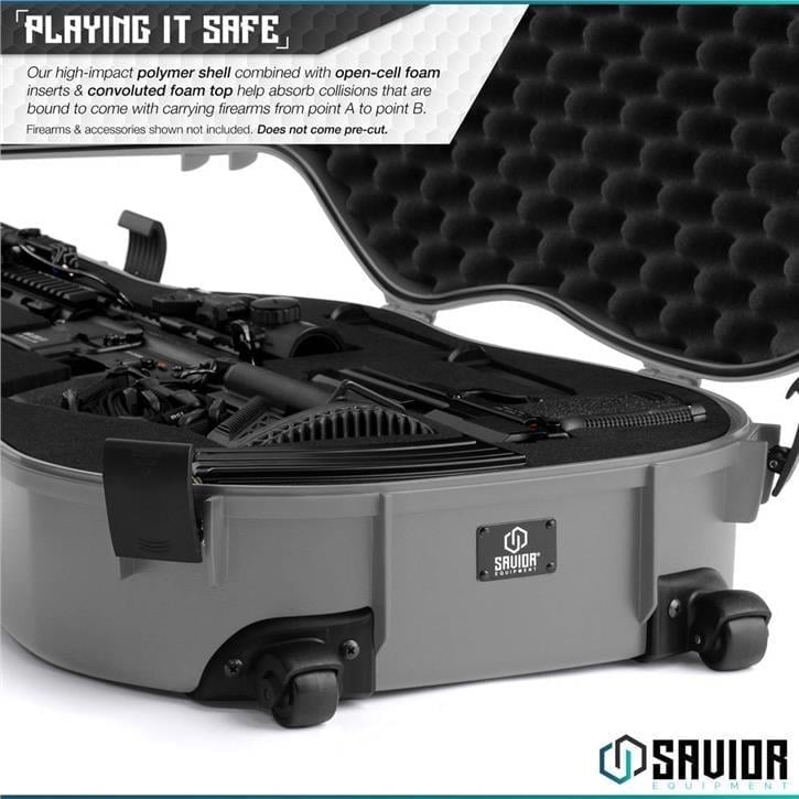 SAVIOR ULTIMATE GUITAR Tekli Tüfek Çantası (Mat Gri)