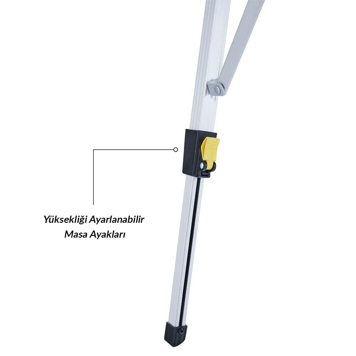 Uquip Variety M Yüksekliği Ayarlanabilir Kamp Masası