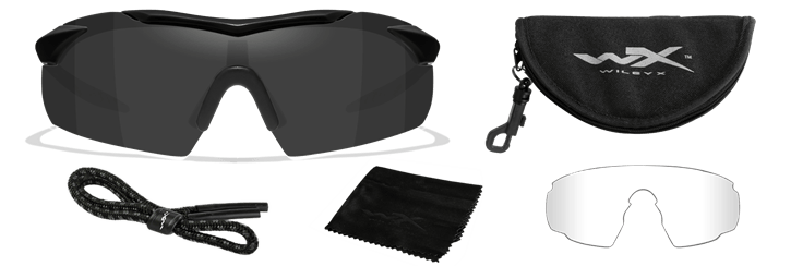 WILEY X WX Vapor 2.5 Balistik Gözlük (2 Lens)