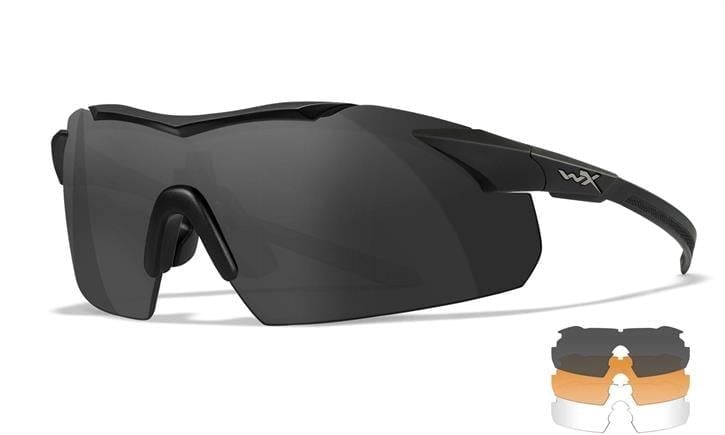 WILEY X WX Vapor 2.5 Comm. Balistik Gözlük (3 Lens)