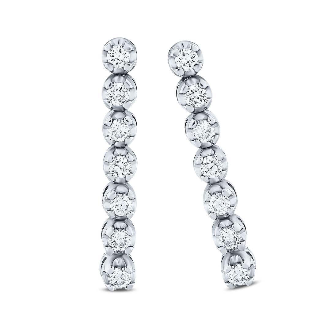 0.40 Karat Tasarım Küpe