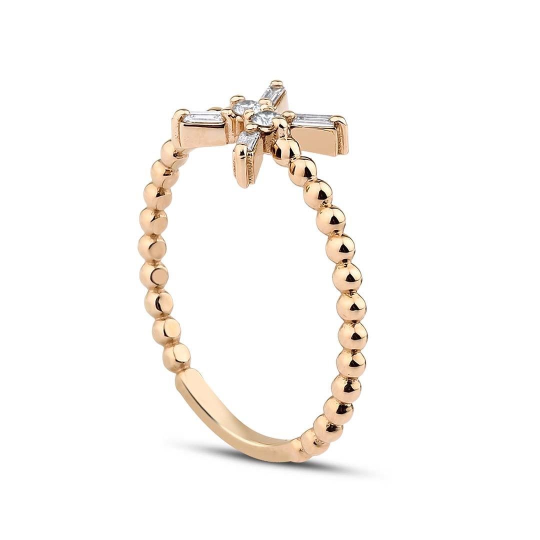 0.10 Karat Baget Pırlanta Yüzük