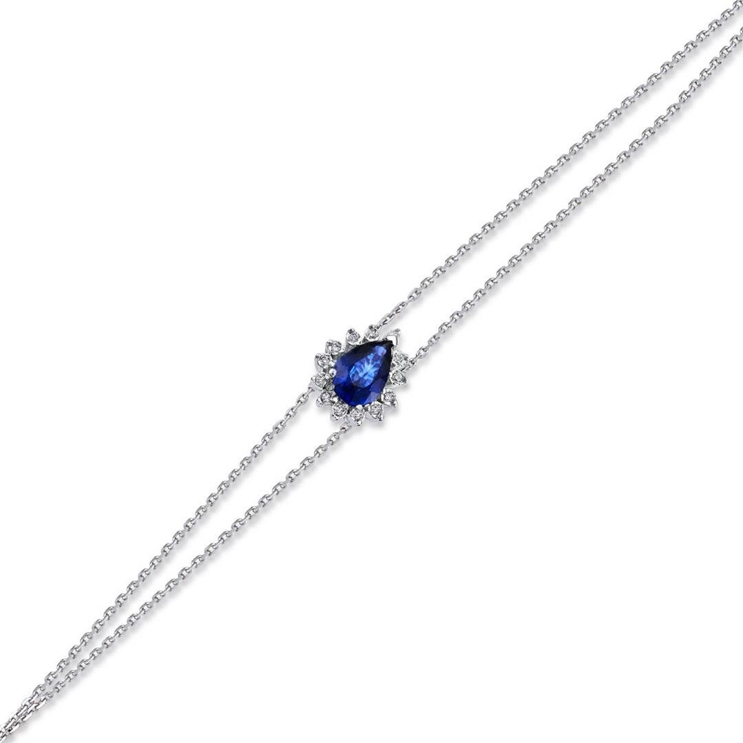 0.46 Karat Renkli Taş Bileklik