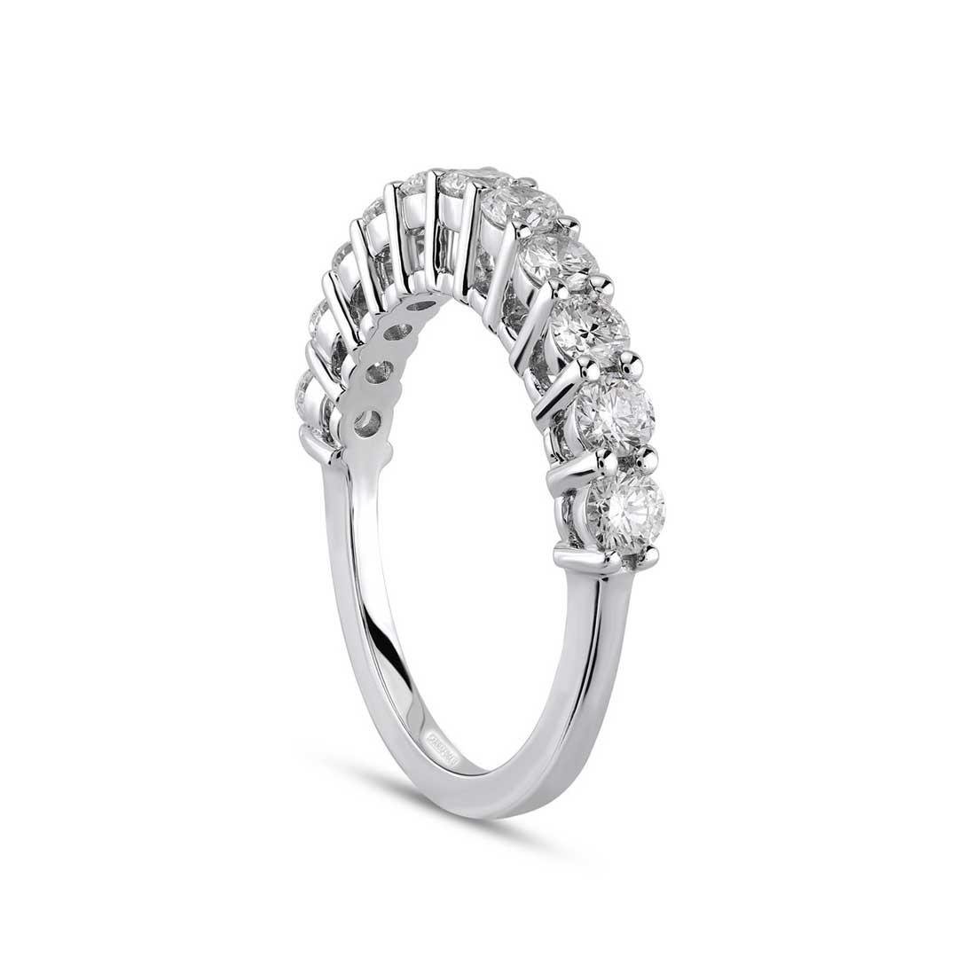 0.70 Karat Yarımtur Taşlı Yüzük