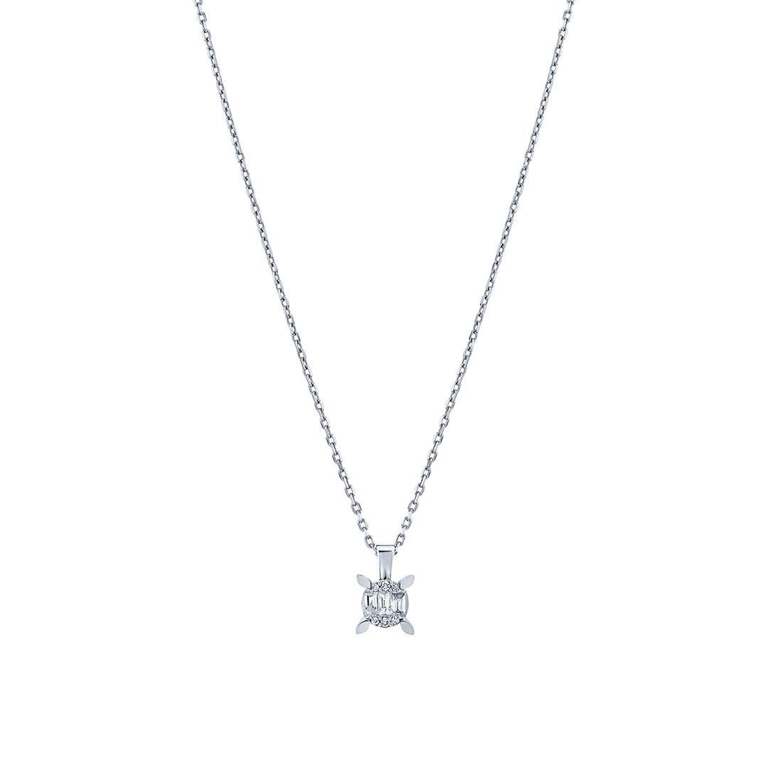 0.37 Karat Renkli Taşlı Tasarım Kolye