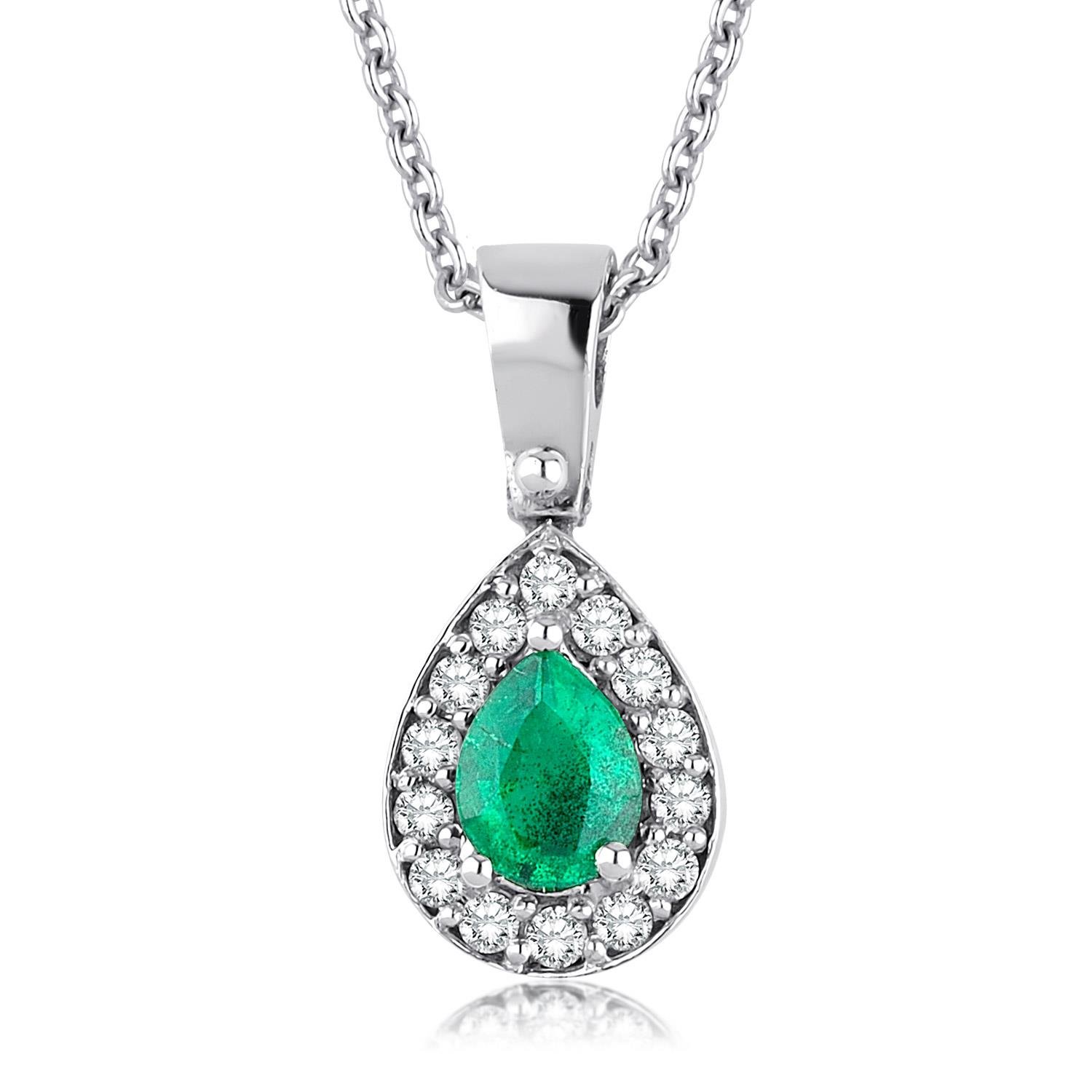 0.40 Karat Renkli Taşlı Kolye