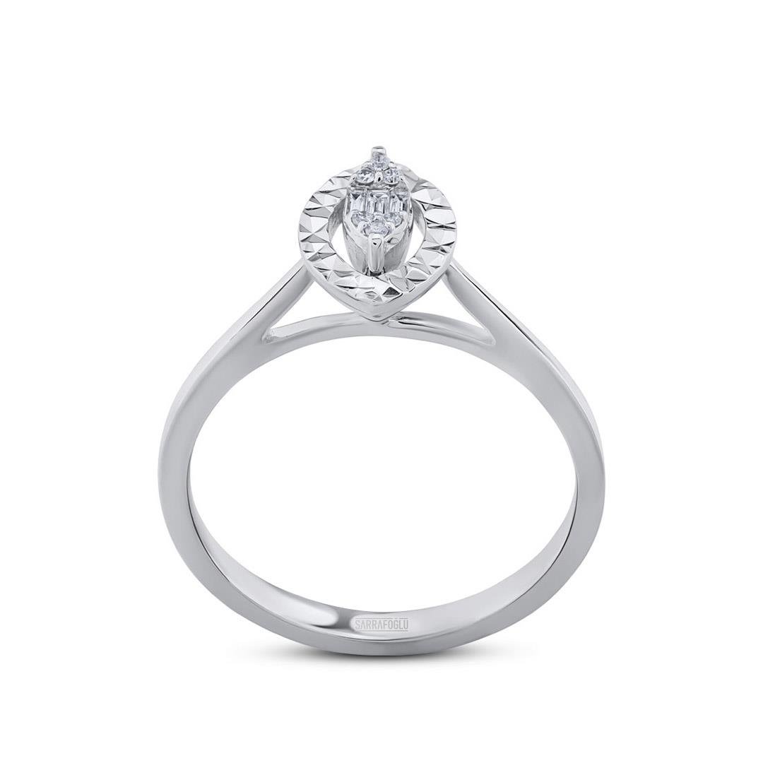 0.10 Karat Baget Pırlanta Yüzük