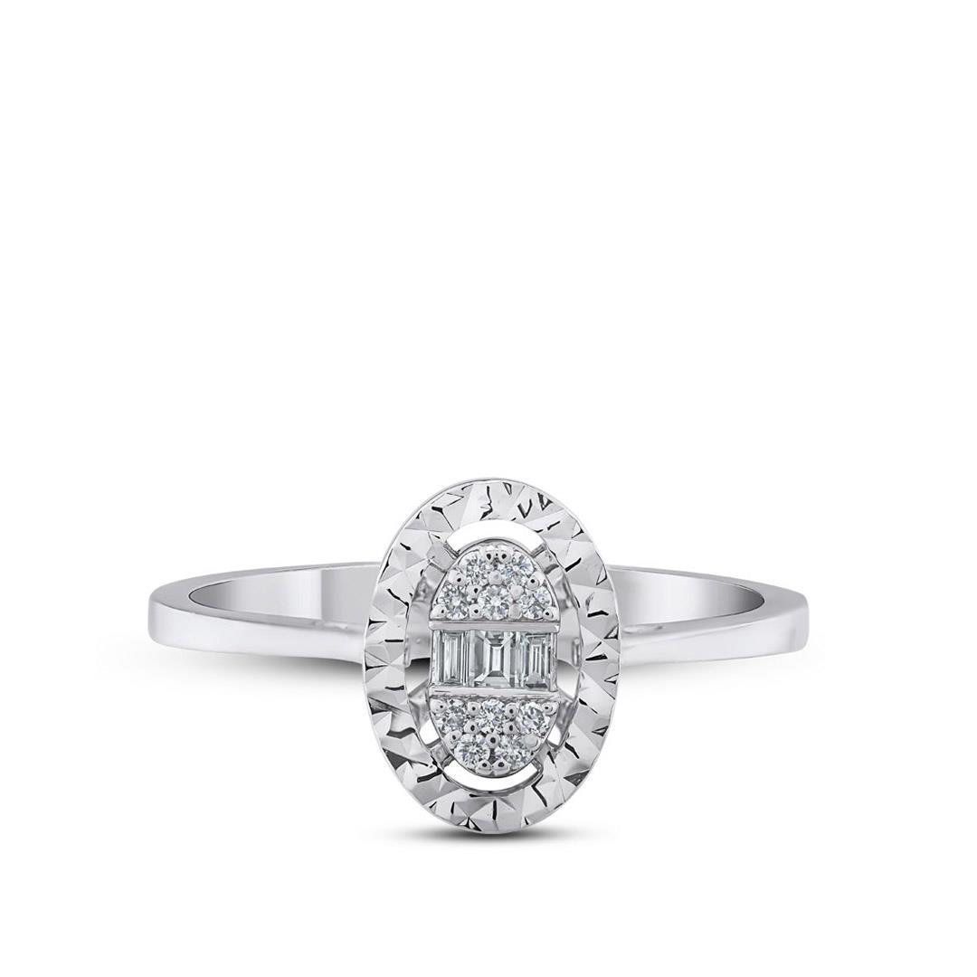 0.10 Karat Baget Pırlanta Yüzük