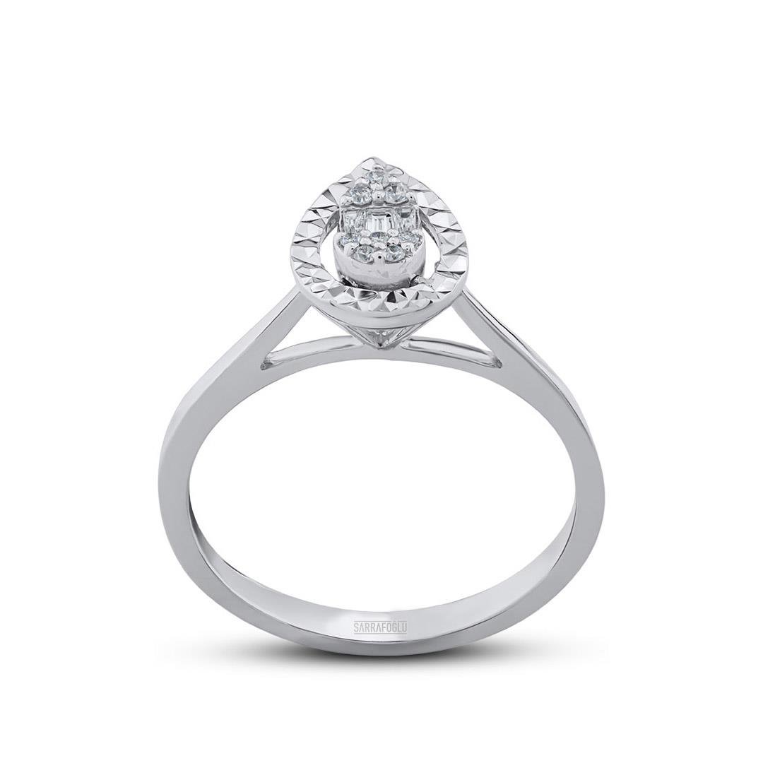 0.10 Karat Baget Pırlanta Yüzük