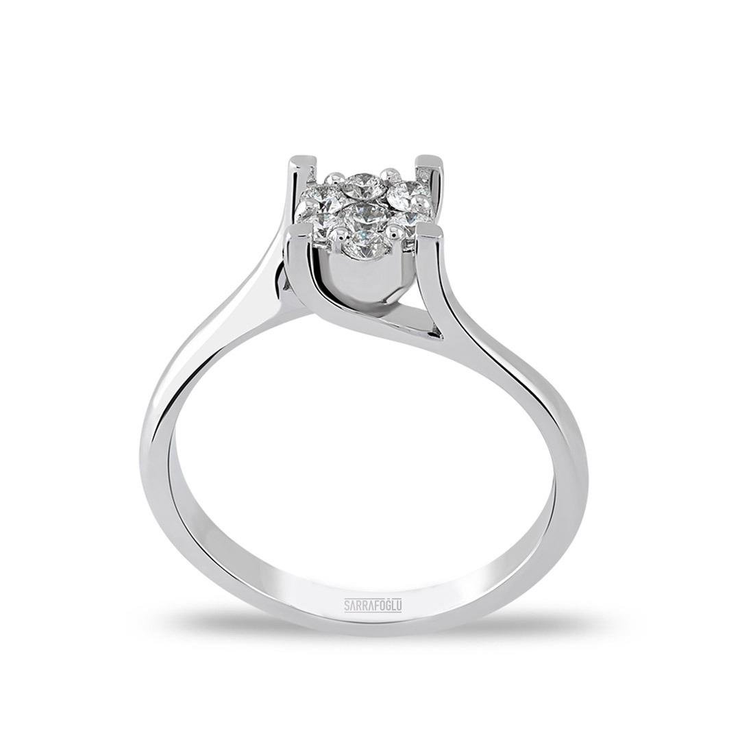 0.22 Karat Fleur Pırlanta Yüzük