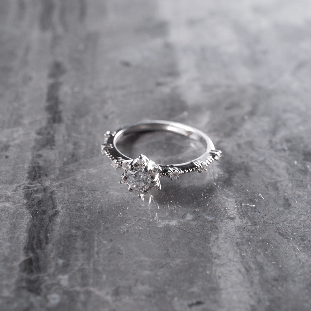 0.41 Karat Pırlanta Retro Yüzük