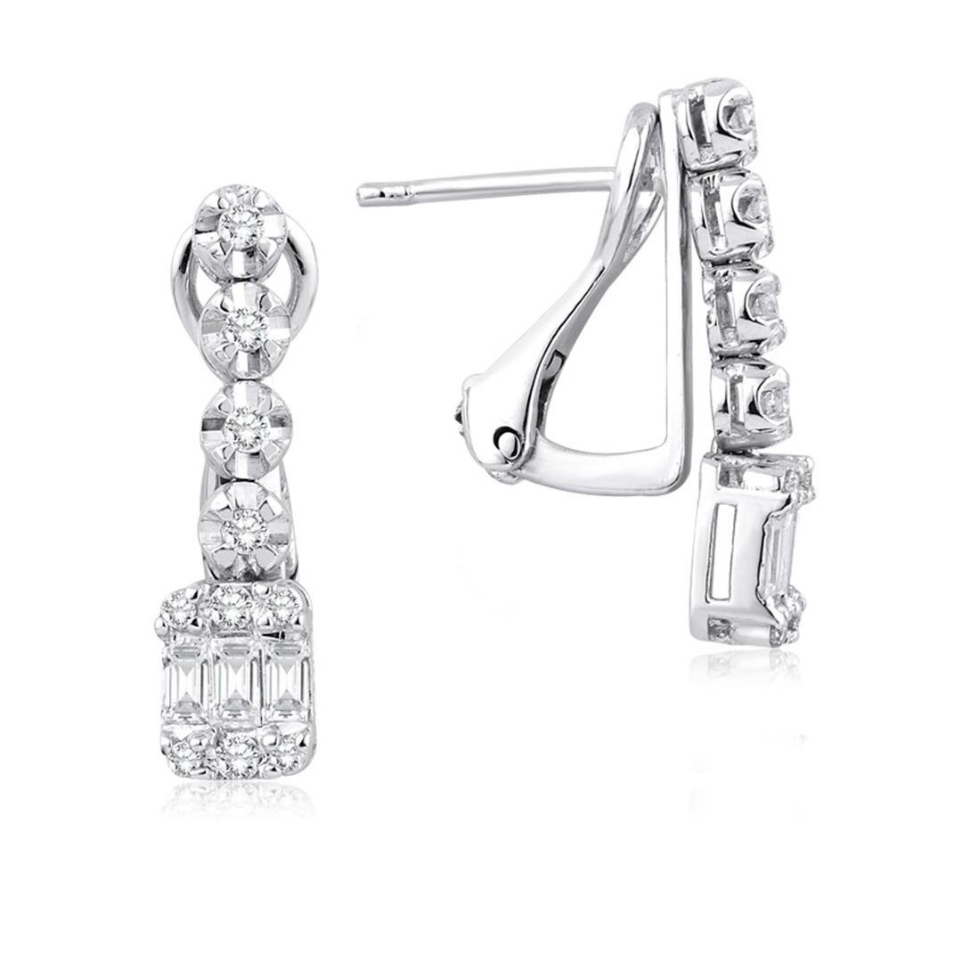 0.45 Karat Tasarım Küpe