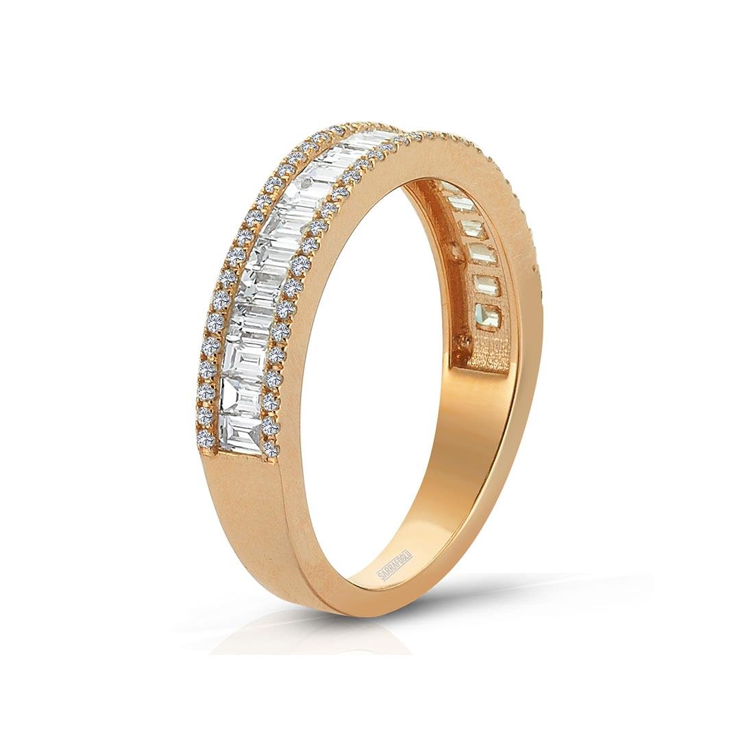 0.99 Karat Yarımtur Tasarım Yüzük