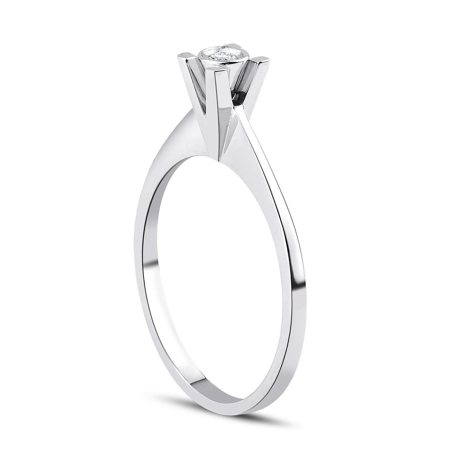 0.04 Karat Diana Tektaş Pırlanta Yüzük