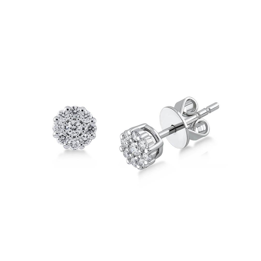 0.23 Karat Fleur Küpe
