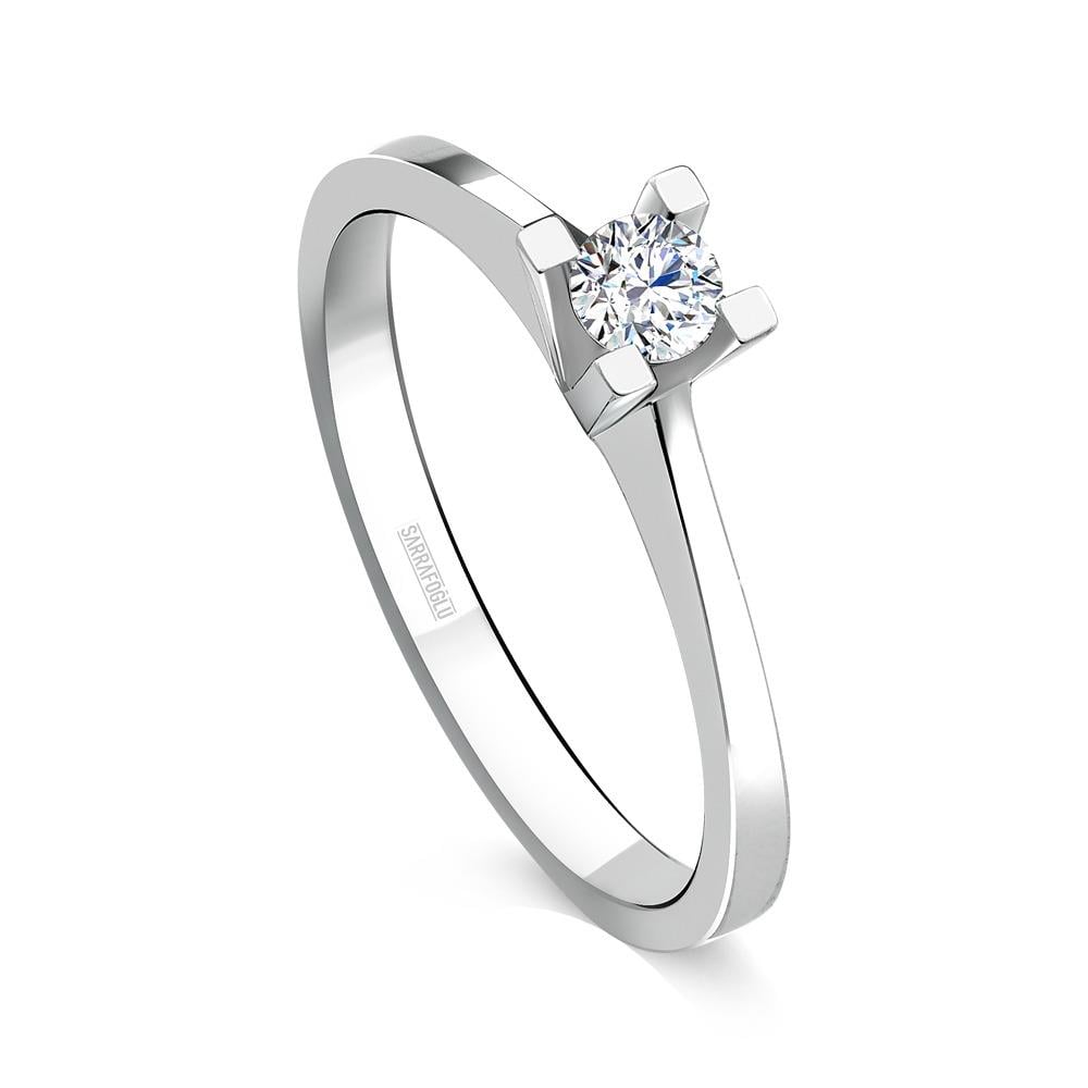 0.08 Karat Diana Tektaş Pırlanta Yüzük