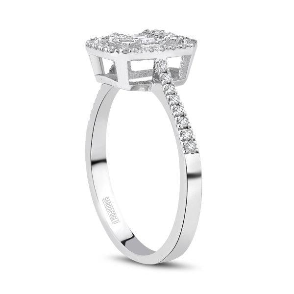 0.45 Karat Baget Pırlanta Yüzük