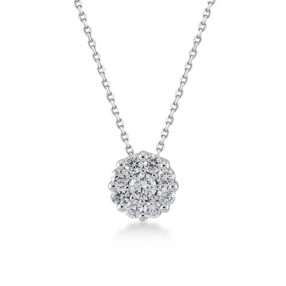 0.21 Karat Fleur Kolye