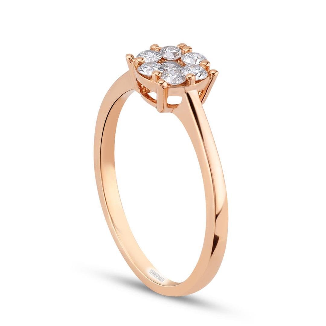0.30 Karat Fleur Pırlanta Yüzük