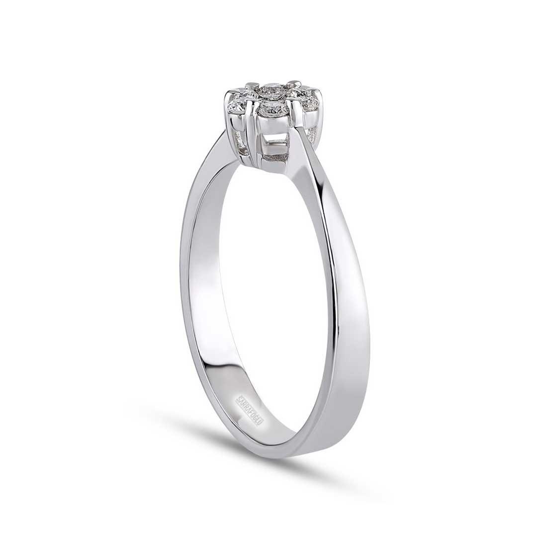 0.25 Karat Fleur Pırlanta Yüzük