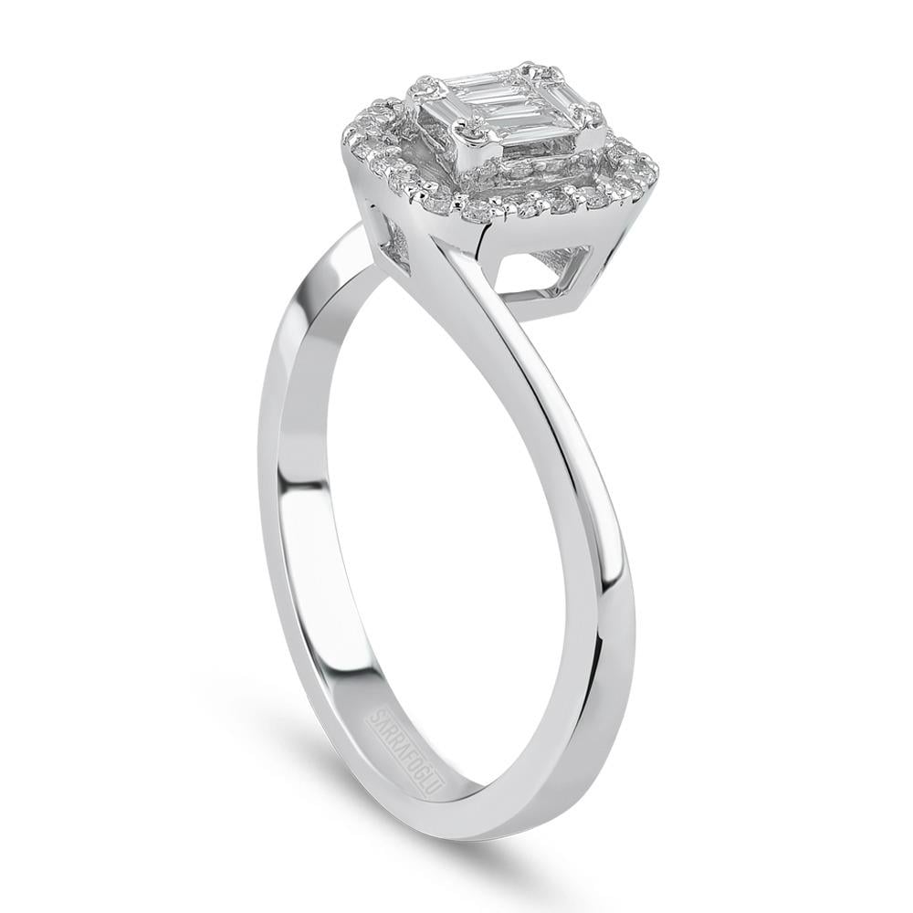 0.20 Karat Baget Pırlanta Yüzük