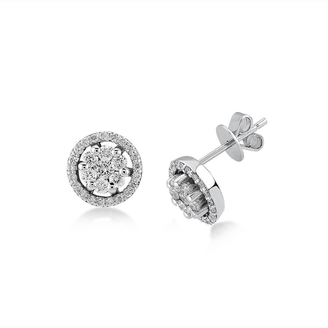 0.60 Karat Fleur Küpe