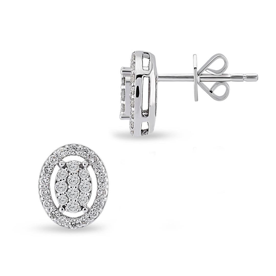 0.40 Karat Tasarım Küpe