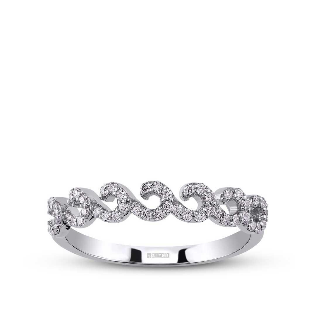 0.20 Karat Yarımtur Tasarım Yüzük