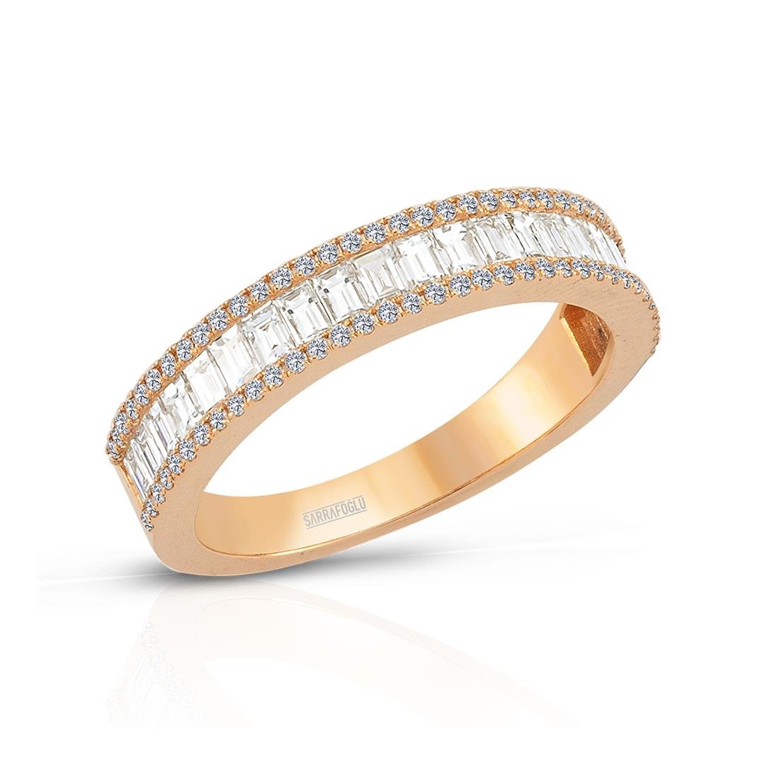 0.99 Karat Yarımtur Tasarım Yüzük