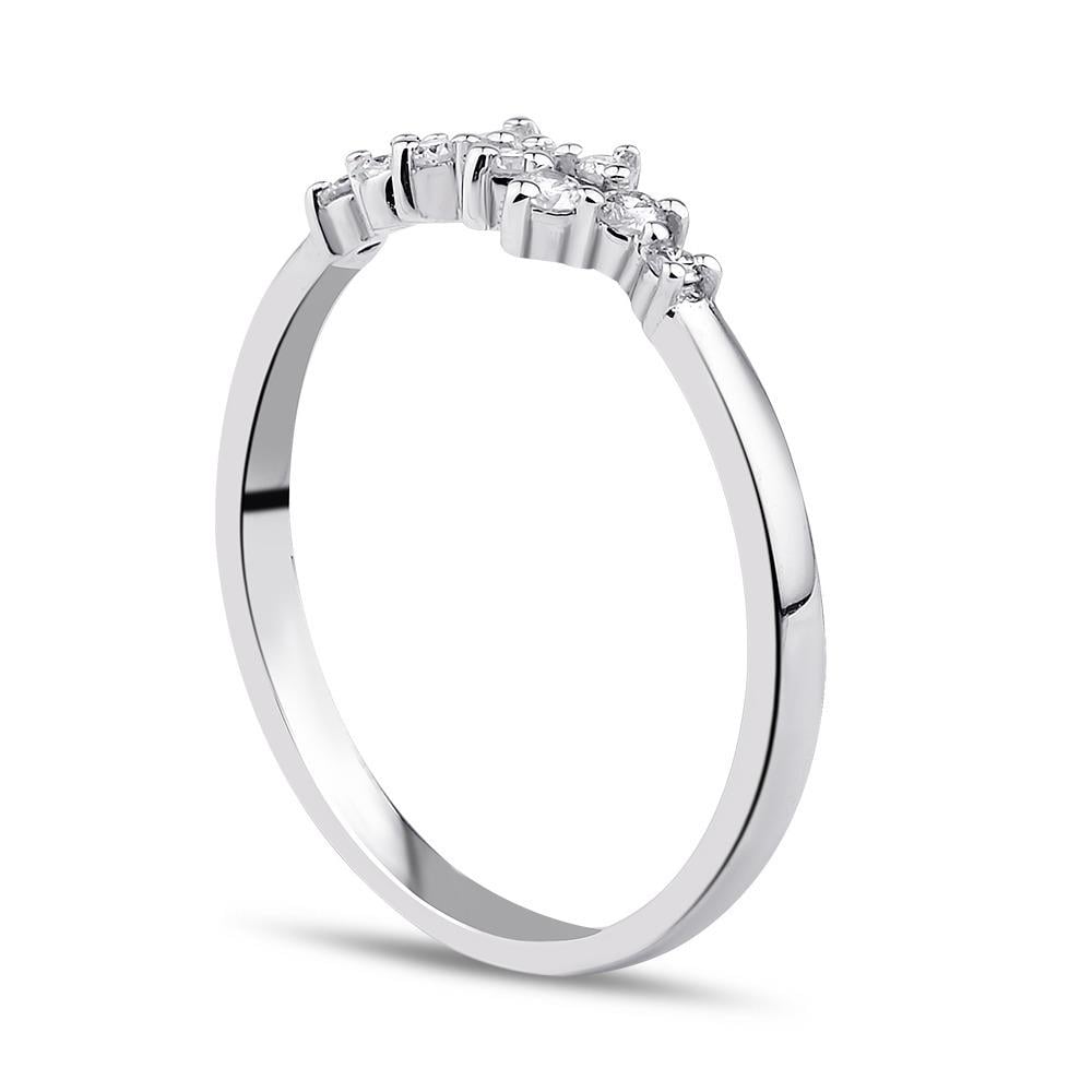 0.15 Karat Tasarım Taşlı Yüzük