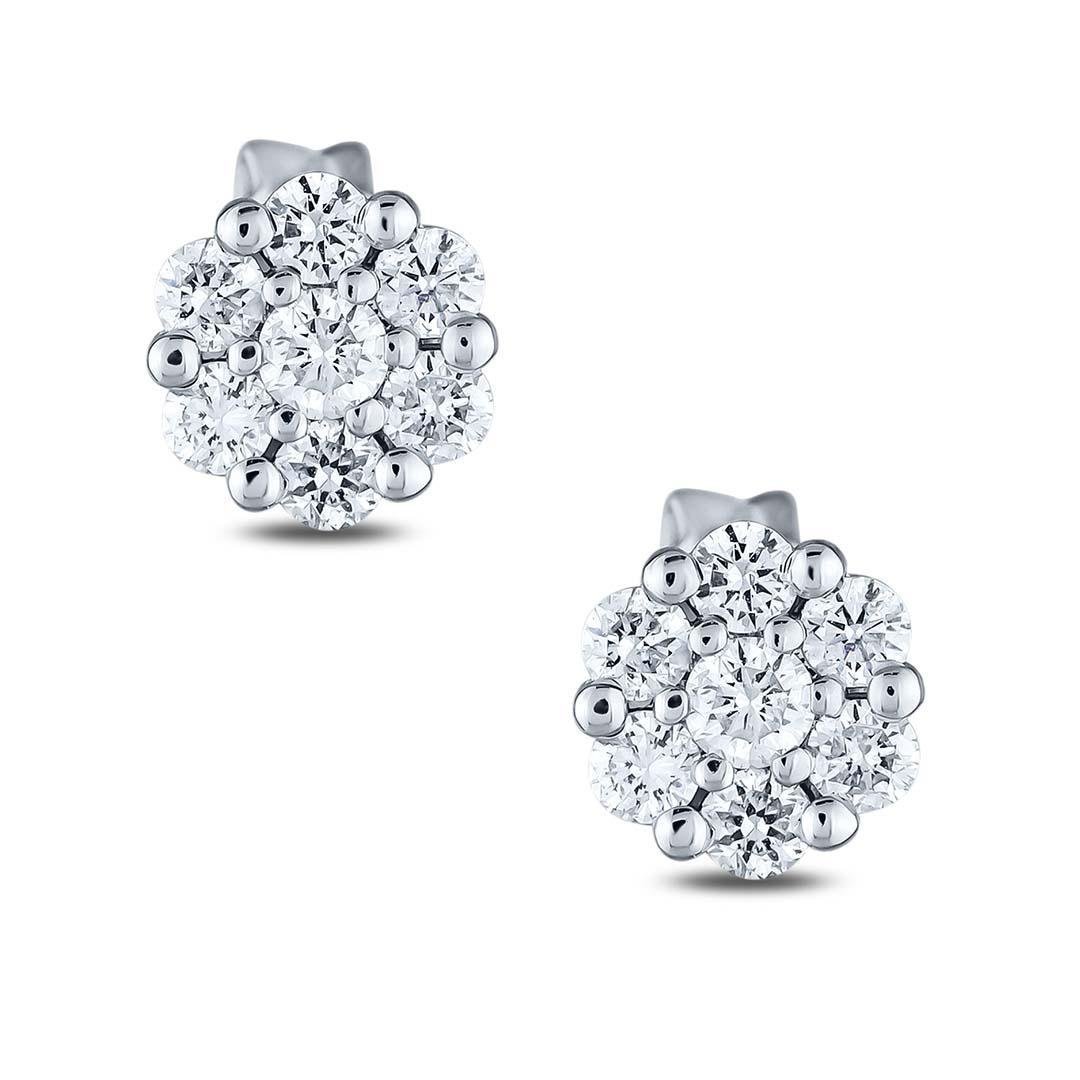 0.45 Karat Tasarım Küpe