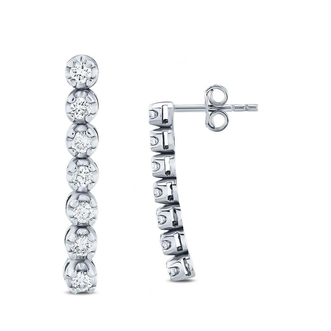 0.40 Karat Tasarım Küpe