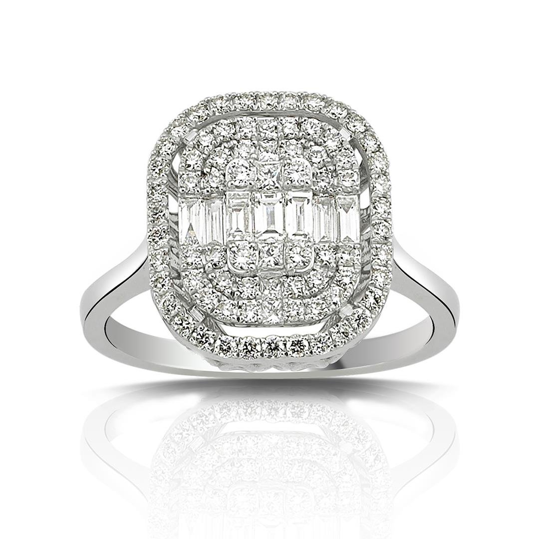 0.79 Karat Baget Pırlanta Yüzük