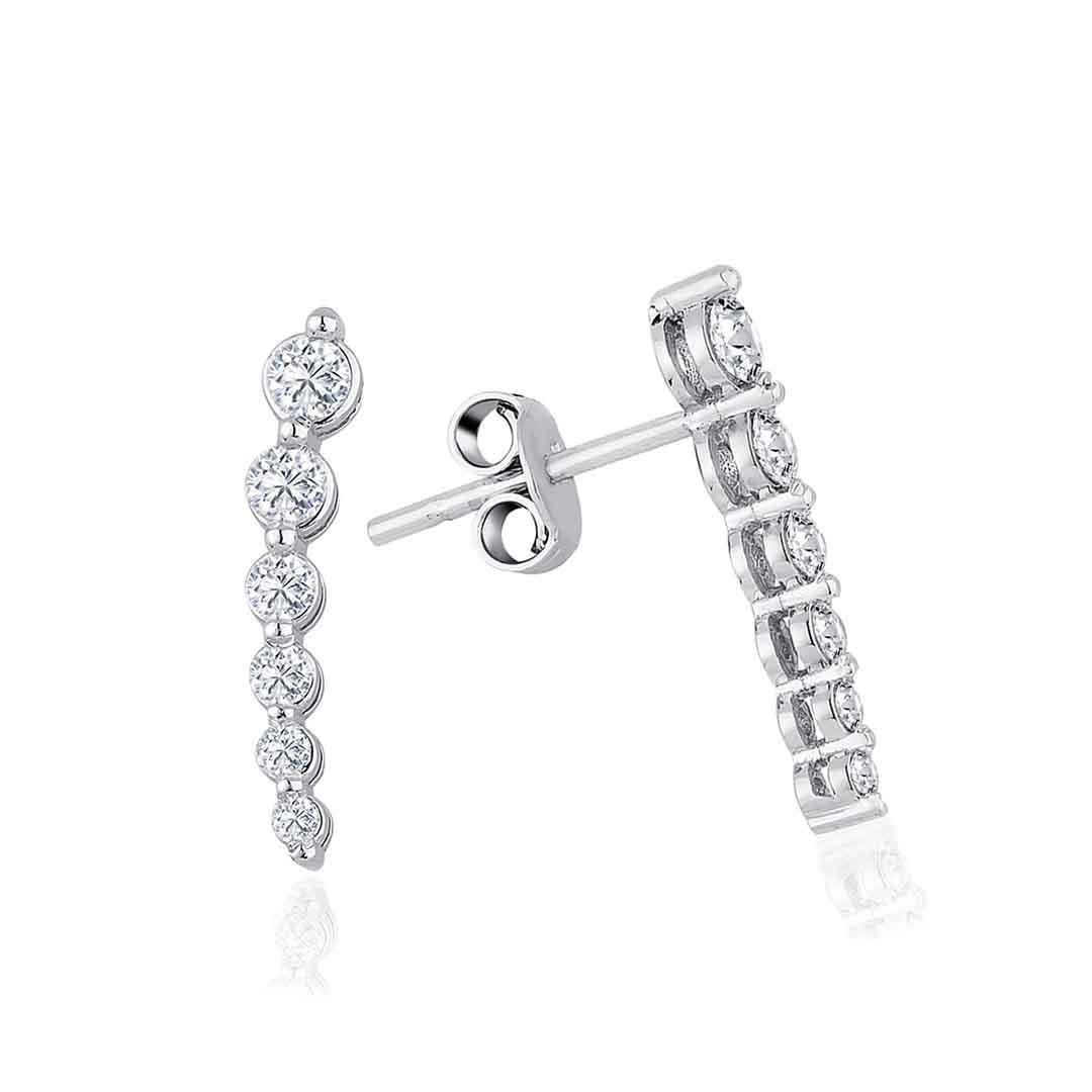 0.55 Karat Tasarım Küpe