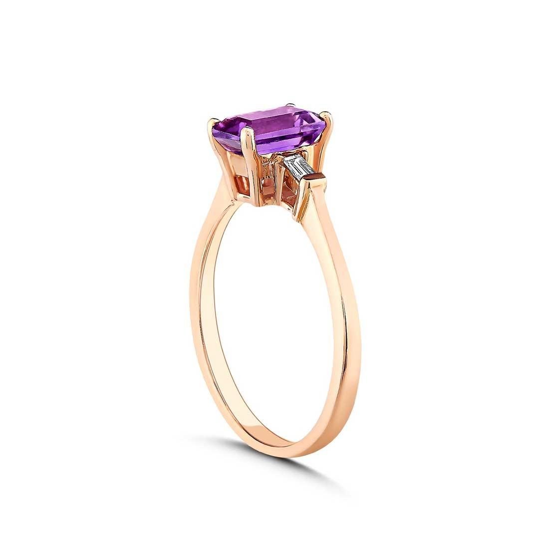 0.95 Karat Renkli Taşlı Yüzük