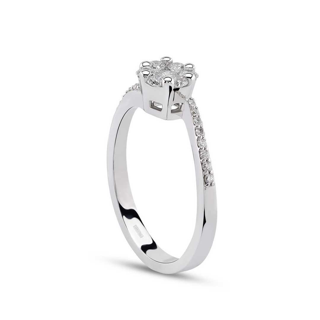 0.40 Karat Fleur Pırlanta Yüzük