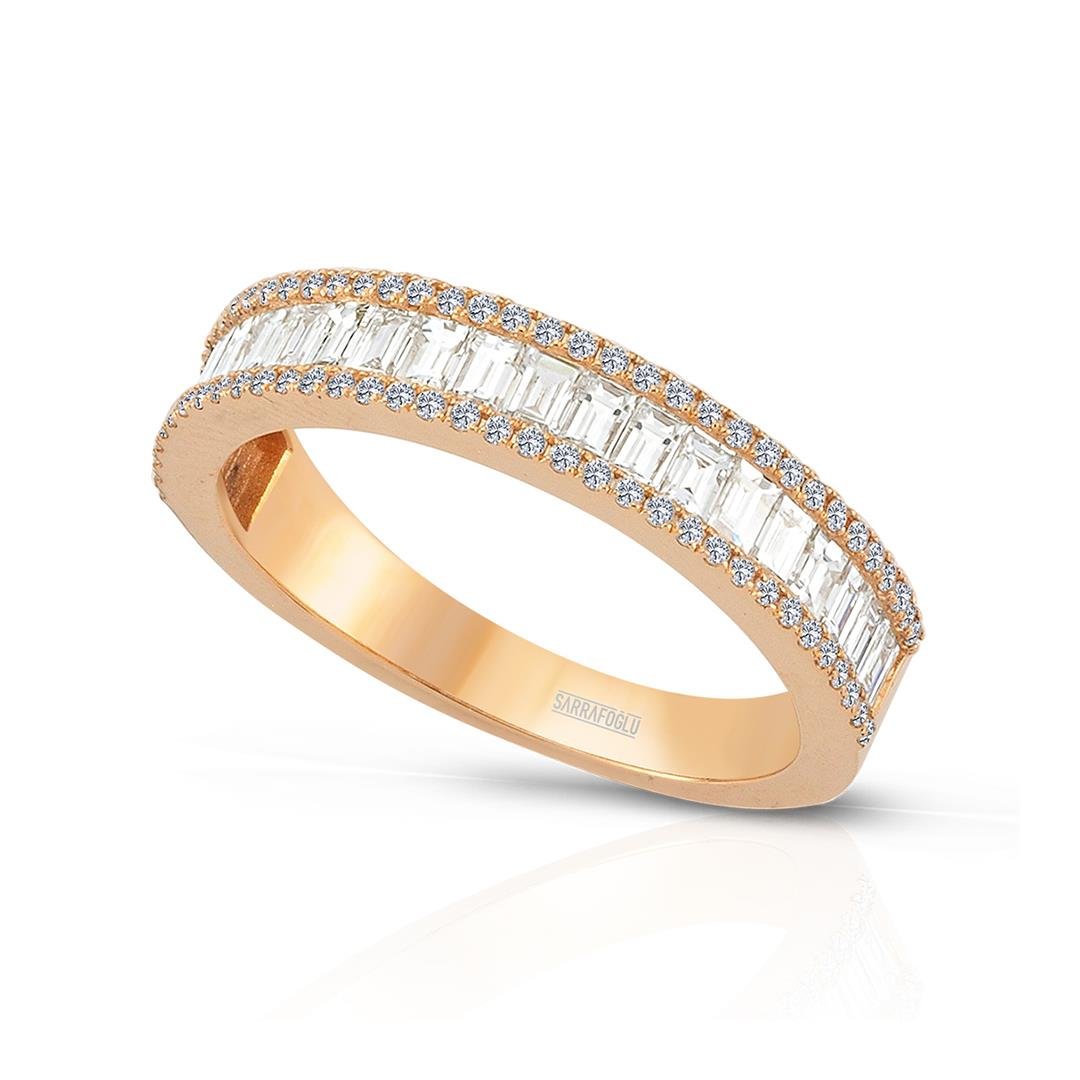 0.99 Karat Yarımtur Tasarım Yüzük
