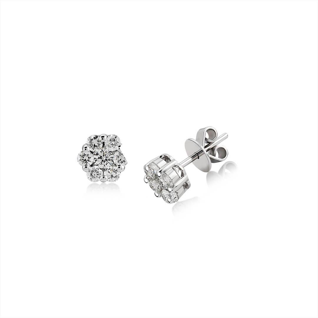 0.60 Karat Fleur Küpe