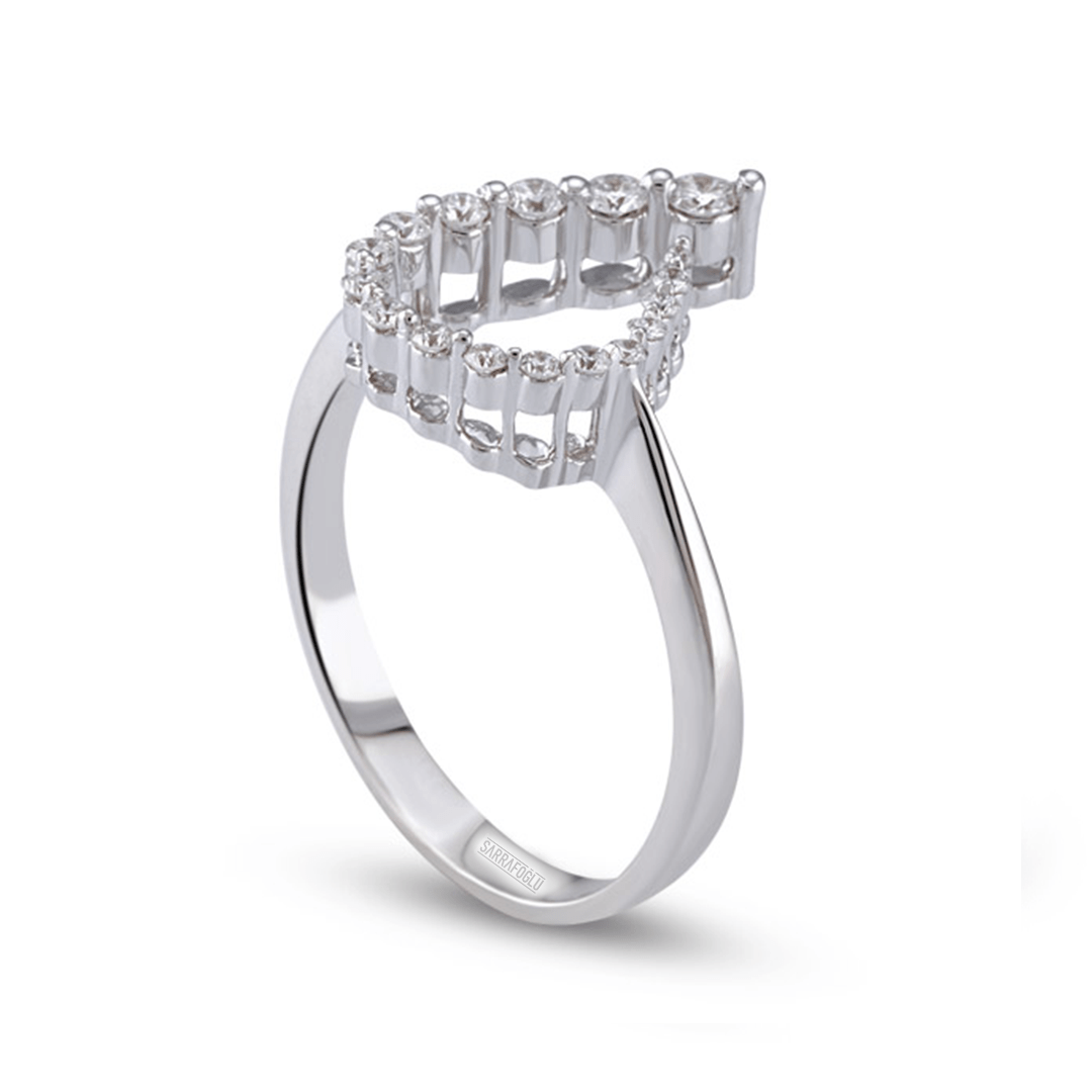 0.20 Karat Tasarım Taşlı Yüzük