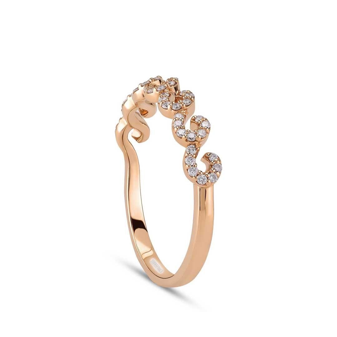 0.20 Karat Yarımtur Tasarım Yüzük