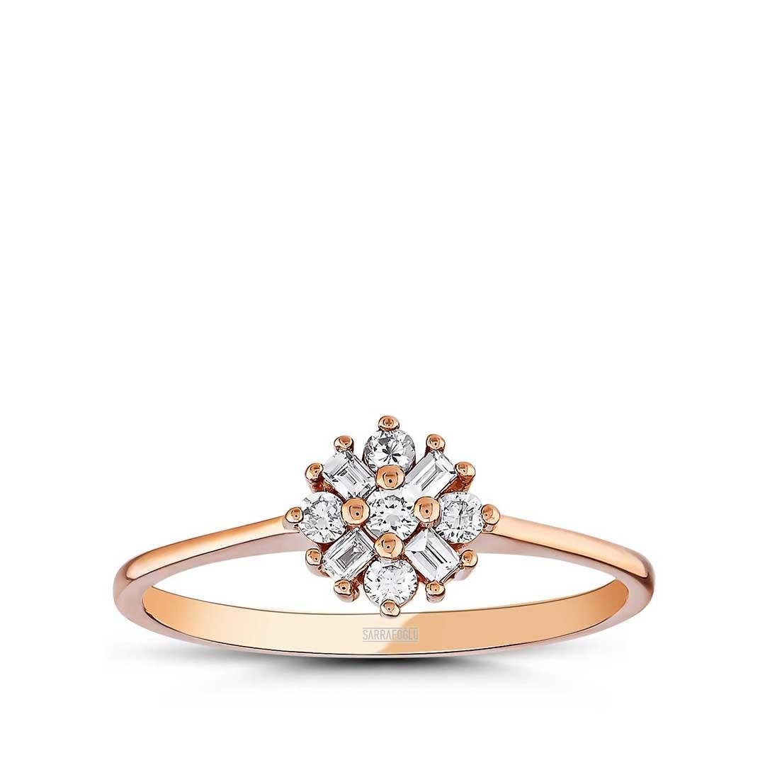 0.20 Karat Baget Pırlanta Yüzük